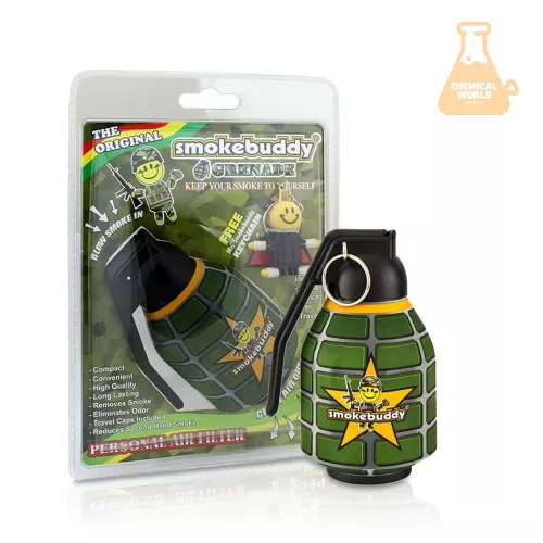 Smokebuddy - Purificador de aire personal original - granada