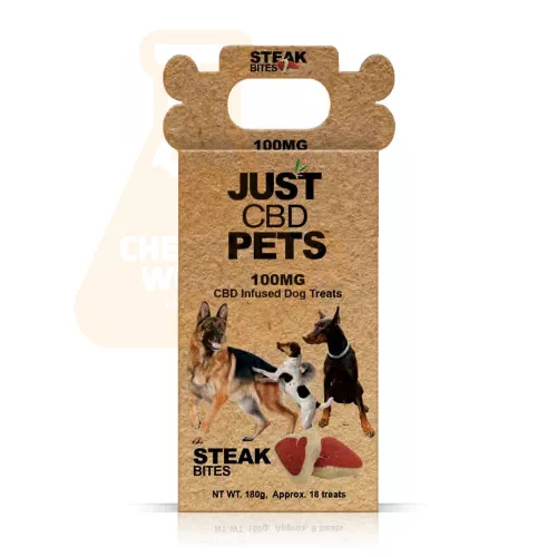 Just CBD Pets  - Premios para perro - Steak Bites