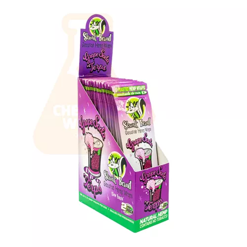 Skunk - Wraps de Cañamo con Terpenos - Grape Soda